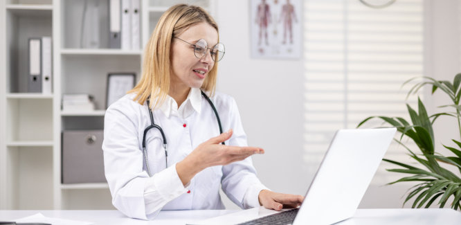 female and male pharmacists in pharmacy